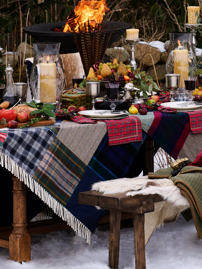 Tartan and Tweed Patchwork Throw